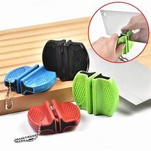 Portable Knife Sharpener Knife Sharpener Pocket Knife Handheld Black