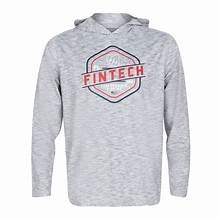 Fintech Hoodie UV Long Sleeve Glacier Gray SM