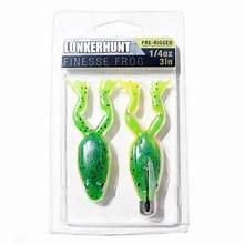 Lunkerhunt Finesse Pre Rigged Frog Leopard Frog