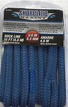 Shoreline Marine Dock Line 15ft 1/2" Blue