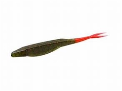 ZOOM Super Fluke Avocado Red Tail 10pk